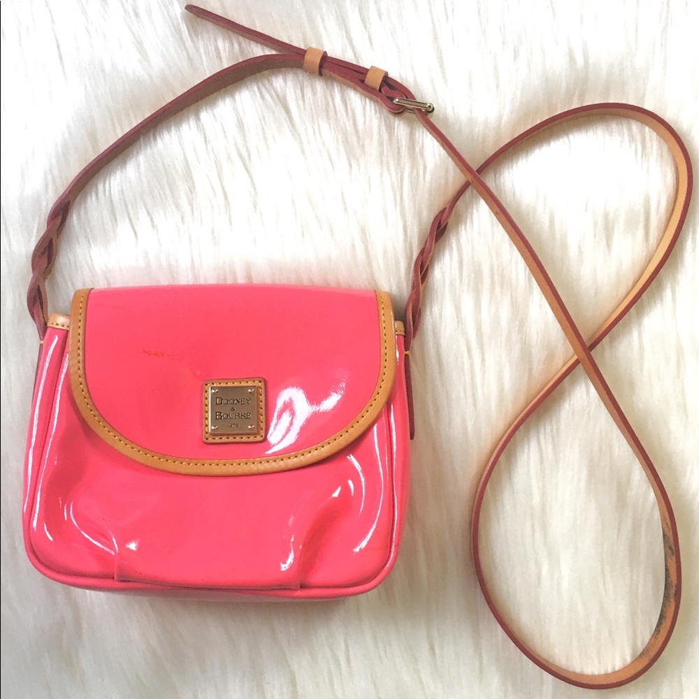 Dooney & Bourke Flap Pleated Crossbody Purse Bag
